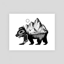 Load image into Gallery viewer, Black Bear Print