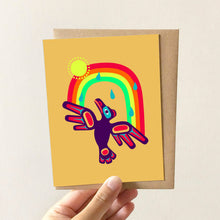Load image into Gallery viewer, Rainbow Raven Card