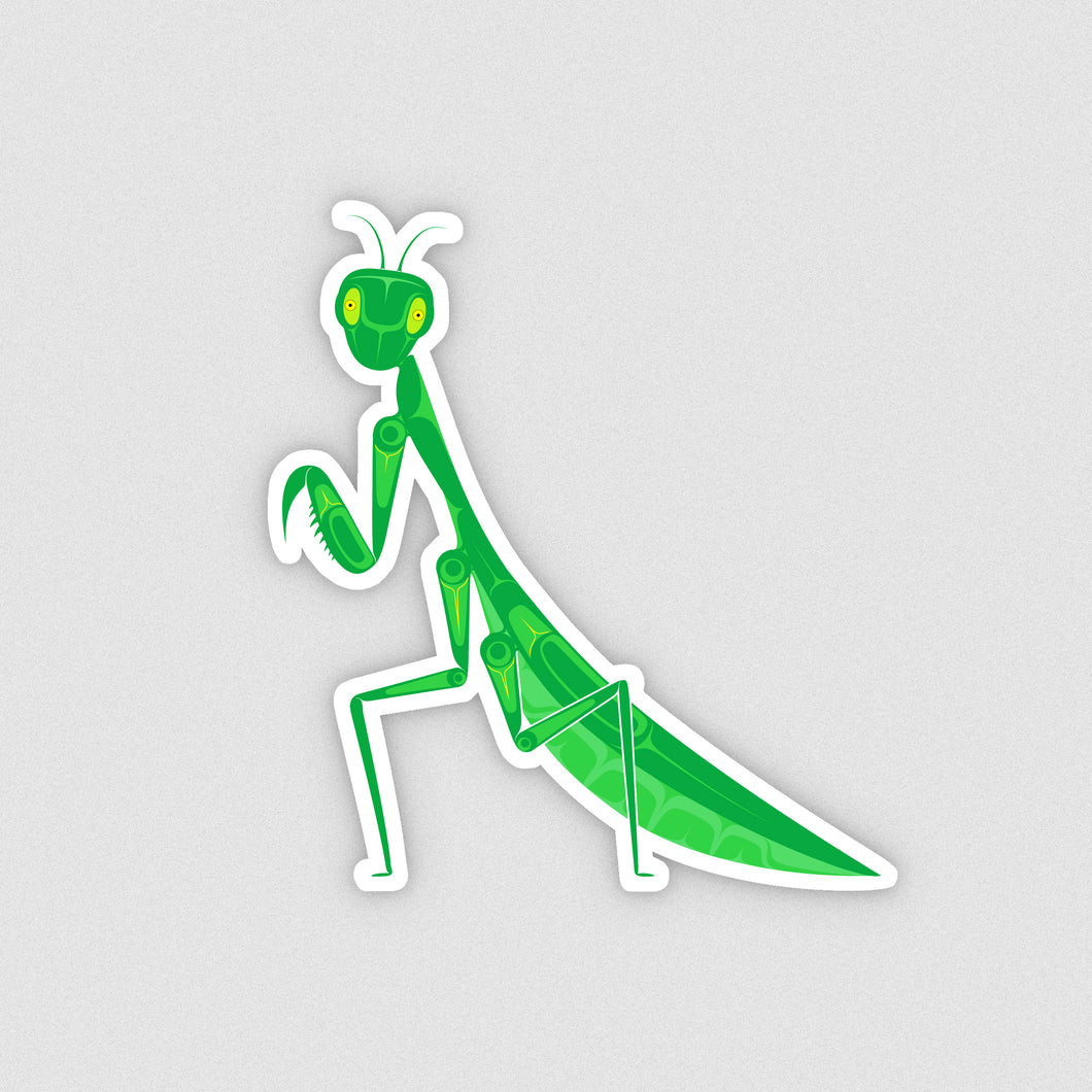 Praying Mantis Sticker