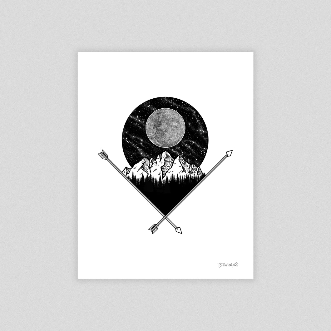 Full Moon Print