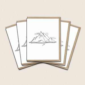 Infinity Mountain Card