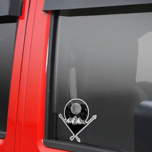 Load image into Gallery viewer, full moon vinyl sticker decal on jeep window