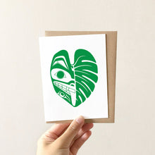 Load image into Gallery viewer, Monstera Wolf Card