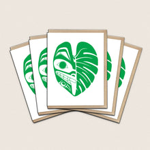 Load image into Gallery viewer, Monstera Wolf Card