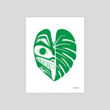 Load image into Gallery viewer, Monstera Wolf Print