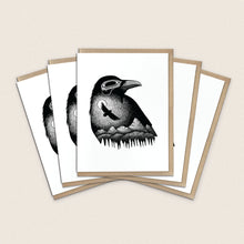 Load image into Gallery viewer, Moonlight Raven Card