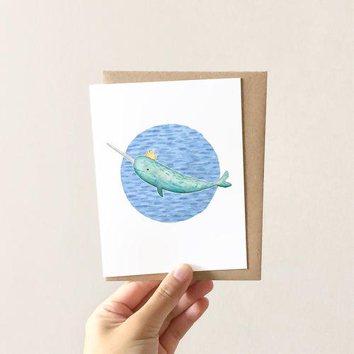 Narwhal Prince Card