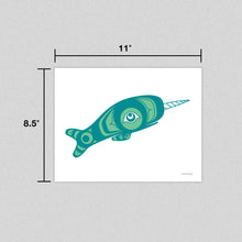 Load image into Gallery viewer, Narwhal Print