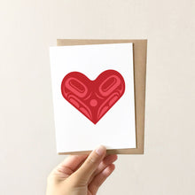 Load image into Gallery viewer, Raven Heart Card
