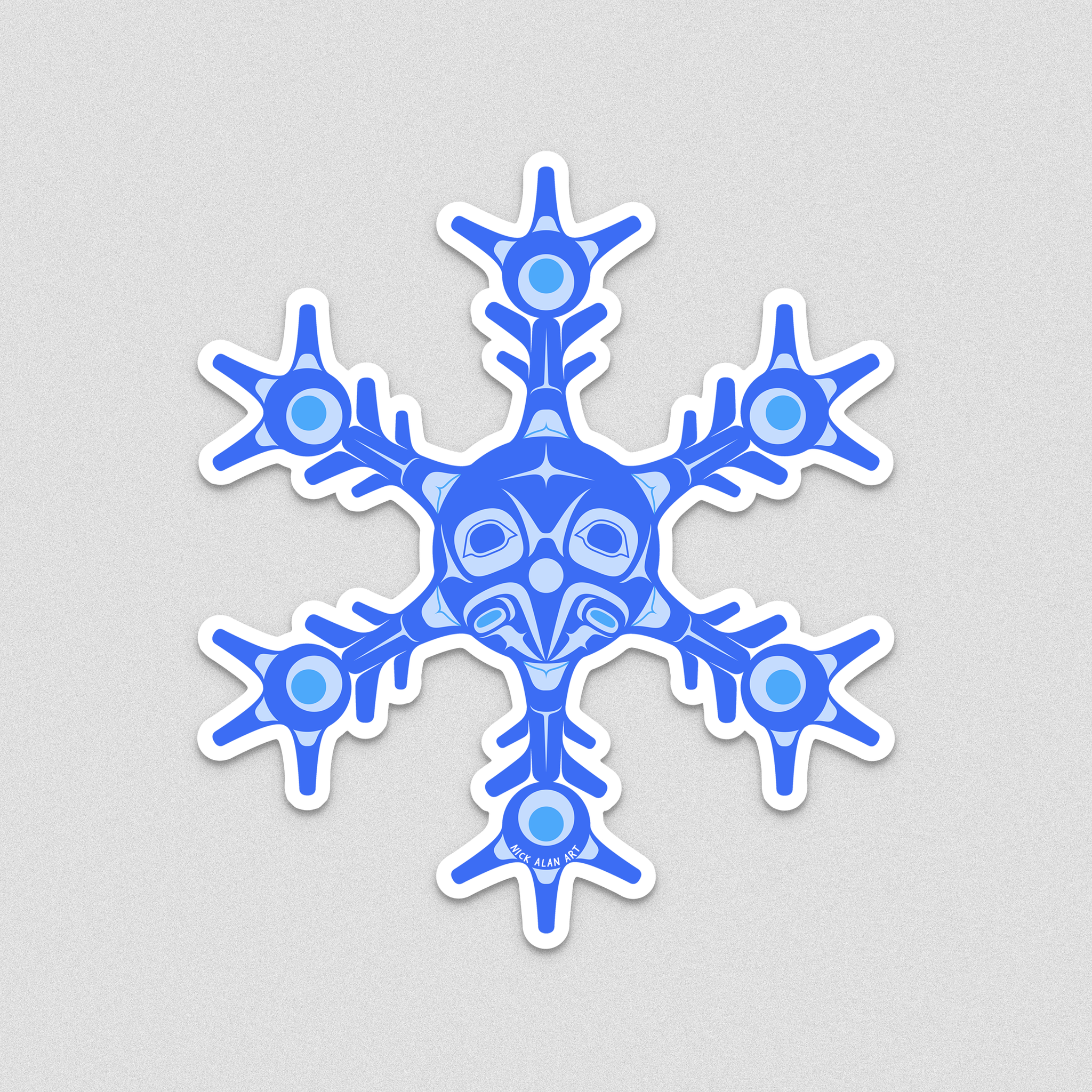 Snowflake Sticker – Nick Alan Art