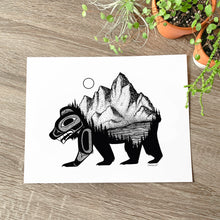 Load image into Gallery viewer, Black Bear Print
