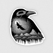 Load image into Gallery viewer, Moonlight Raven Sticker
